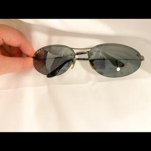 Ray-Ban Oval Half Rimless RB3155 Polarized
